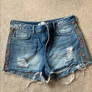 H&M Coachella Jeans Shorts